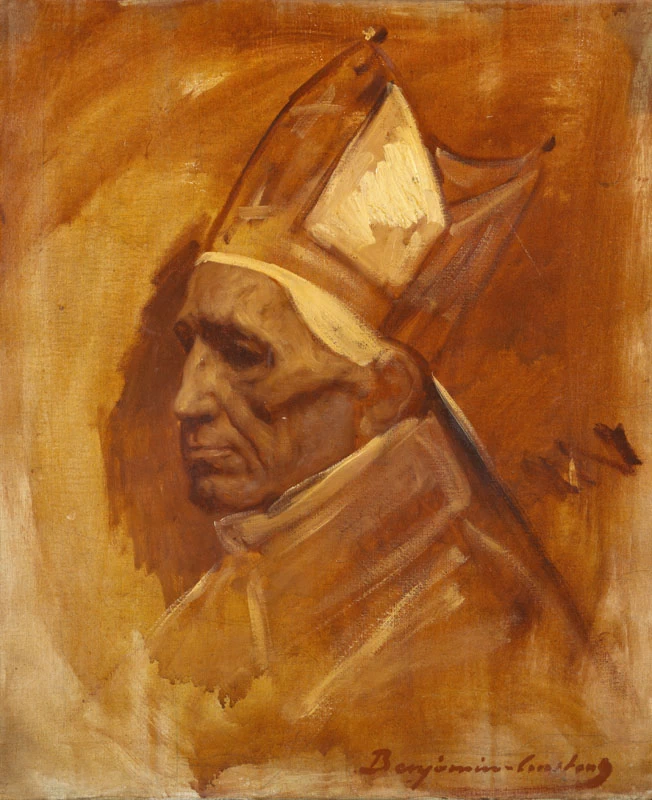 Jean - Joseph Benjamin, Constant, 178, Studio per L'ingresso a Tolosa di Papa Urbano II nel 1096, Musée des Augustins de Toulouse